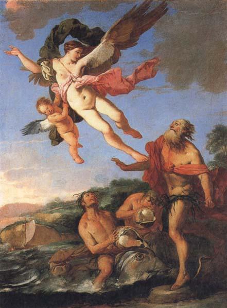 CAMPI, Giulio Neptune Pursuing Coronis France oil painting art